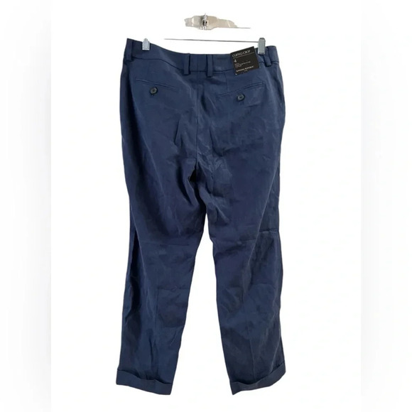 Banana Republic cuffed crop navy blue pants - Picture 3 of 4